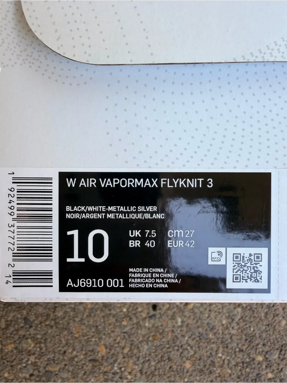 Nike Women’s Air VaporMax Flyknit 3